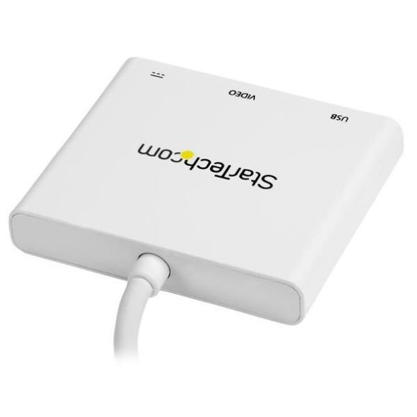 Docking Station Startech USB-C a HDMI 4K Bianca Metallo - immagine 4