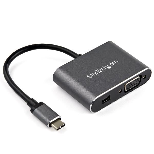 Adattatore USB-C a VGA o Mini DisplayPort Startech 4K 60Hz - immagine 3