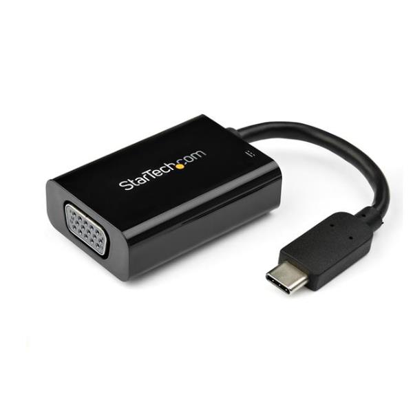 Cavo USB-C a VGA Startech con Power Delivery 0.5m 2048x1280 - immagine 4