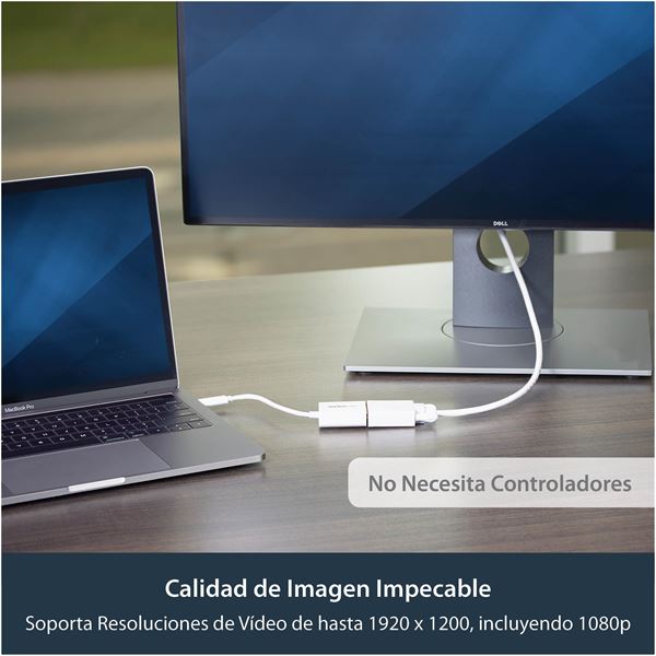 Adattatore USB-C a VGA Startech USB3.1 Type-C Bianco - immagine 10