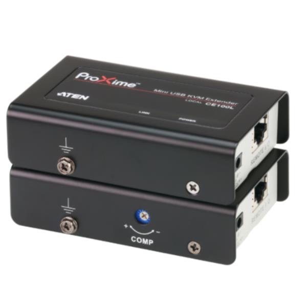 Extender Video Aten CE100 KVM USB VGA Cat5 100m - immagine 2