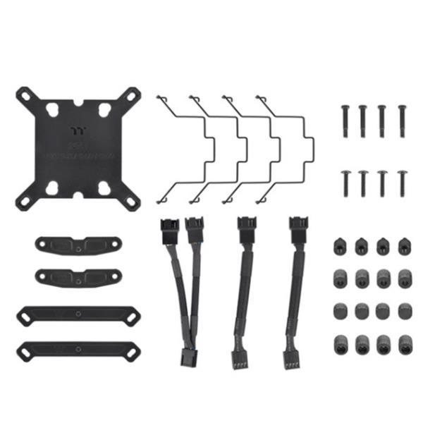 Dissipatore a Liquido CPU Thermaltake TOUGHAIR 710 Black 140mm Dual Fan - immagine 3