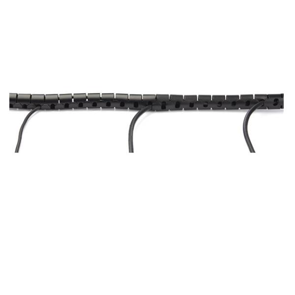 Guaina Gestione Cavi Startech 1.5m per Rack Server Nero - immagine 2