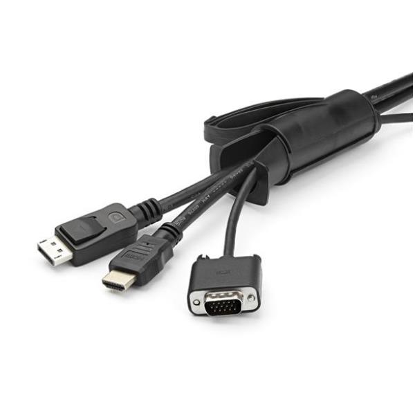 Guaina Gestione Cavi Startech 1.5m per Rack Server Nero - immagine 4