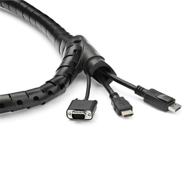 Guaina Gestione Cavi Startech 1.5m per Rack Server Nero - immagine 7