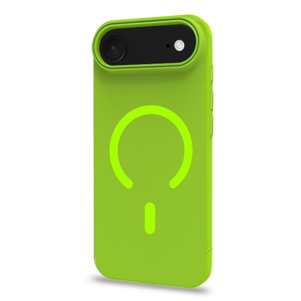Cover Celly COLORMAG per iPhone 17 Policarbonato Trasparente Giallo - immagine 3