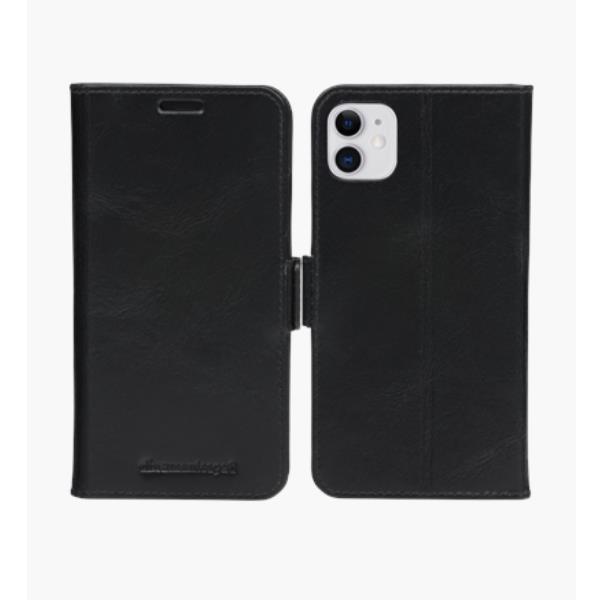 Custodia in Pelle Dbramante 1928 Copenhagen Slim per iPhone 11/XR Nero - immagine 2