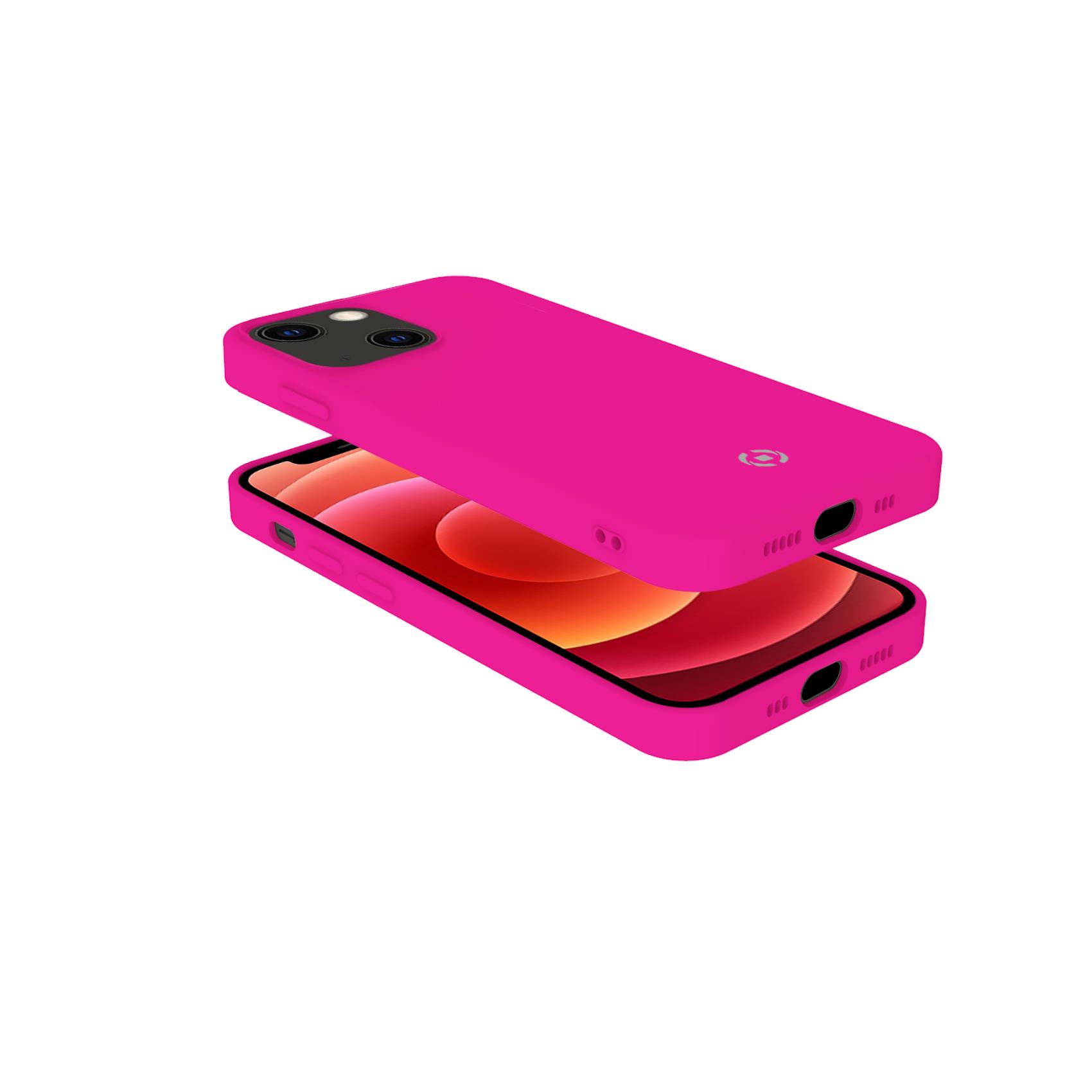 Cover Celly CROMO FLUO per iPhone 13 Rosa TPU - immagine 5