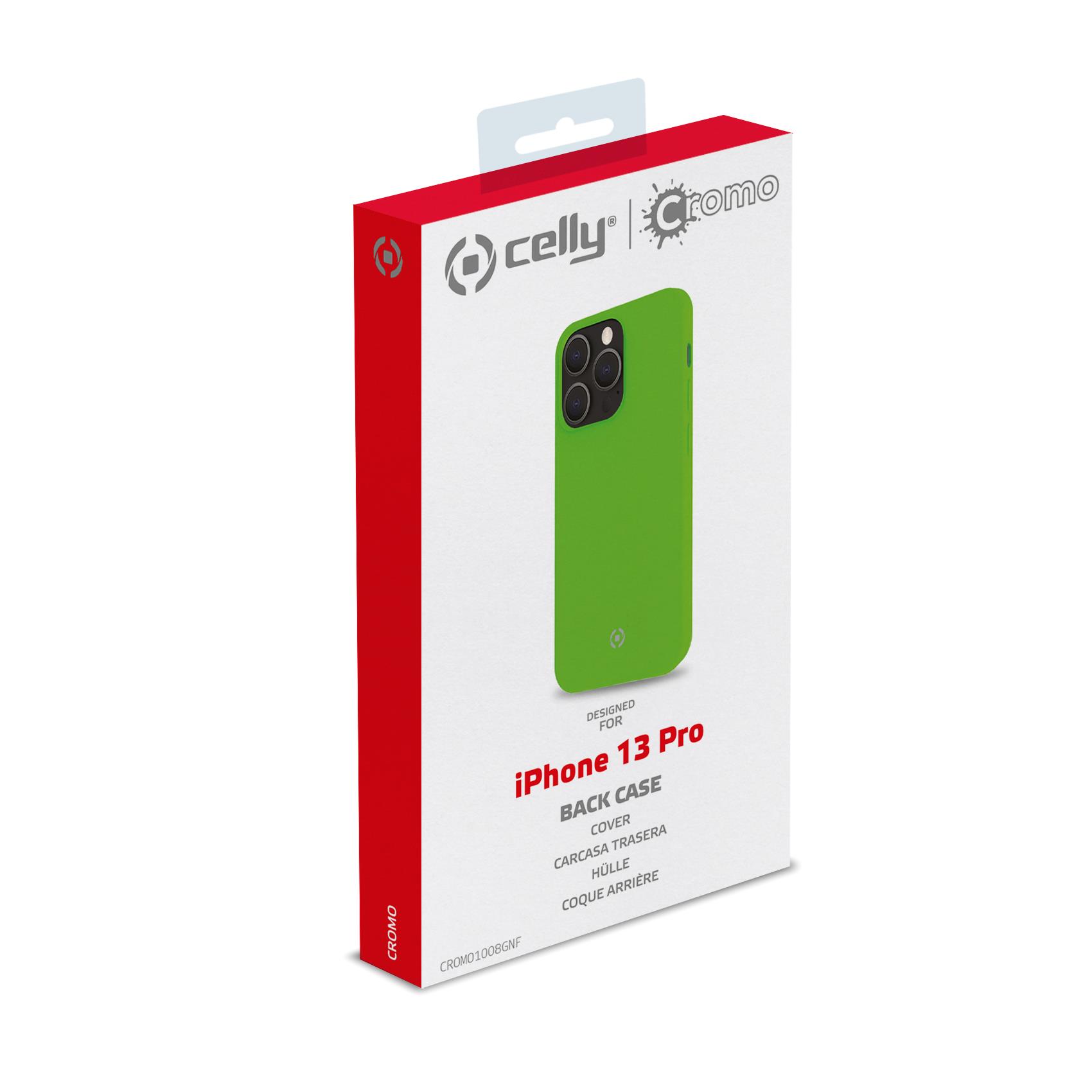 Cover Celly CROMO FLUO per iPhone 13 Pro Verde - immagine 5