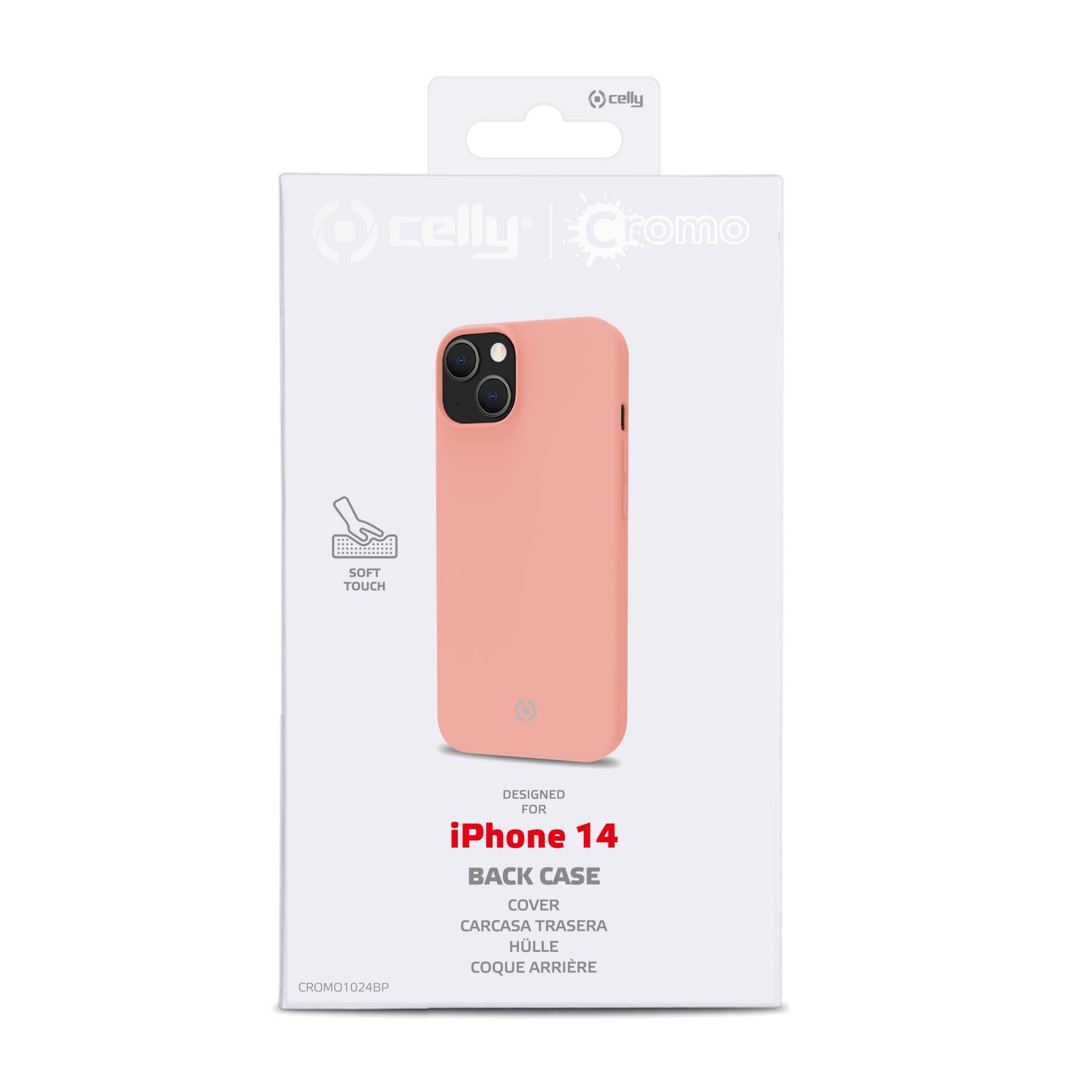 Cover Celly CROMO per iPhone 14 in TPU Rosa - immagine 6