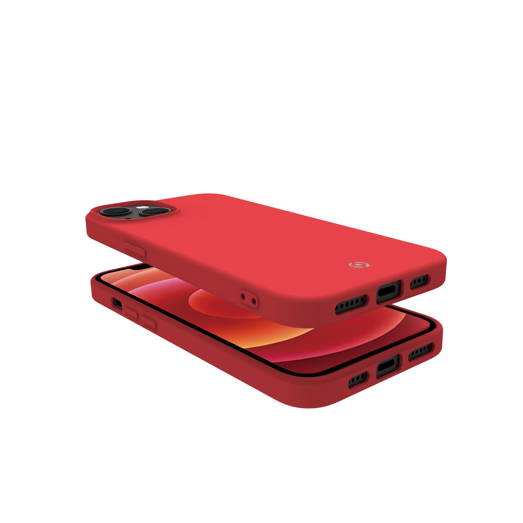 Cover Celly CROMO per iPhone 14 Pro Rosso TPU - immagine 2