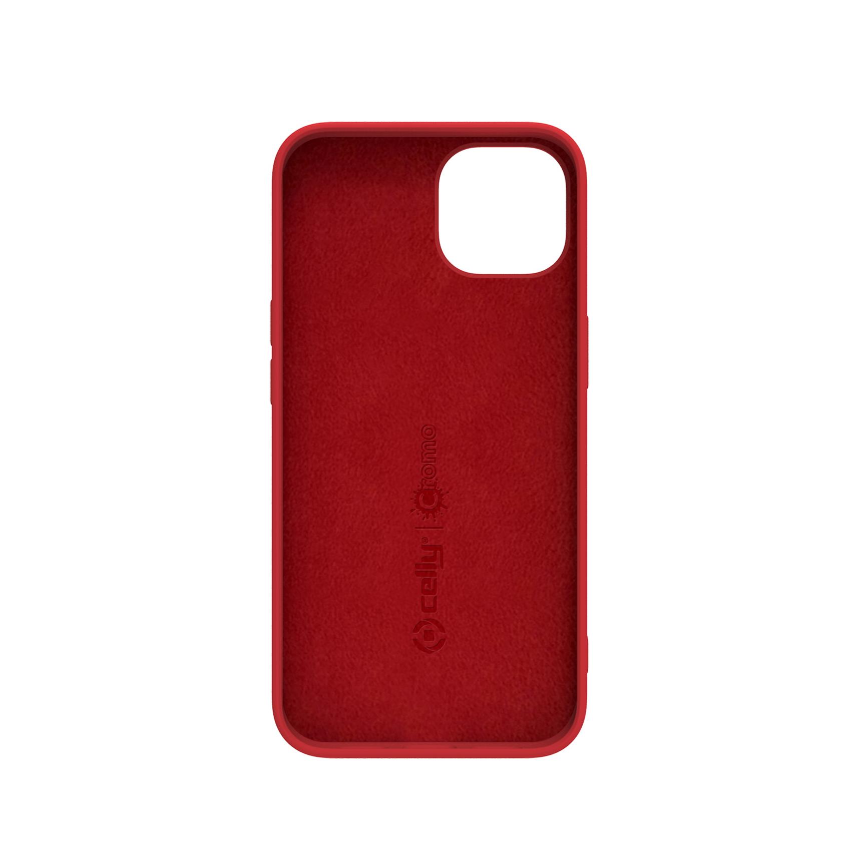 Cover Celly CROMO per iPhone 14 Pro Rosso TPU - immagine 4