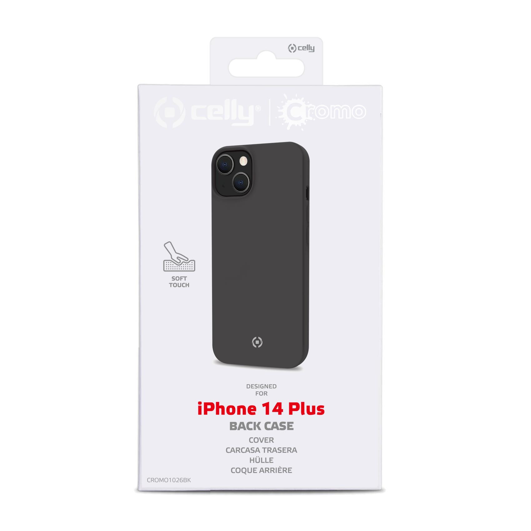 Cover Celly CROMO per iPhone 14 Plus Nero TPU - immagine 6