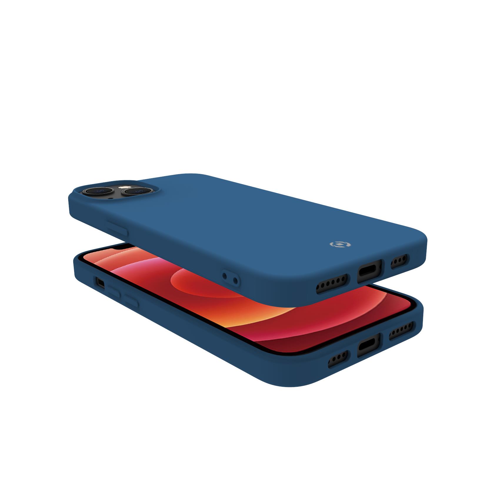 Cover Celly CROMO per Apple iPhone 14 Plus Blu TPU - immagine 2