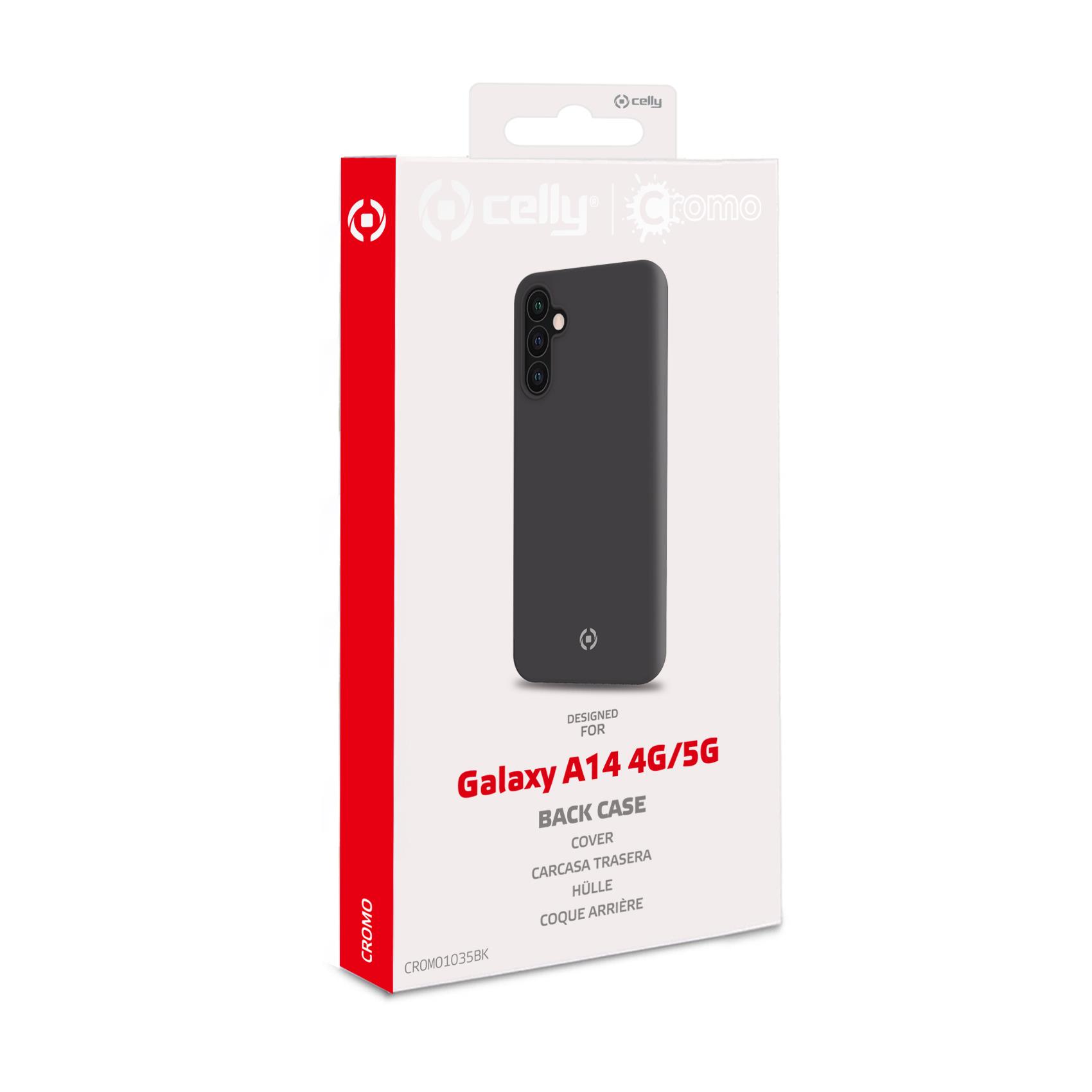 Cover Celly CROMO per Samsung Galaxy A14 4G e A14 5G Nero - immagine 9