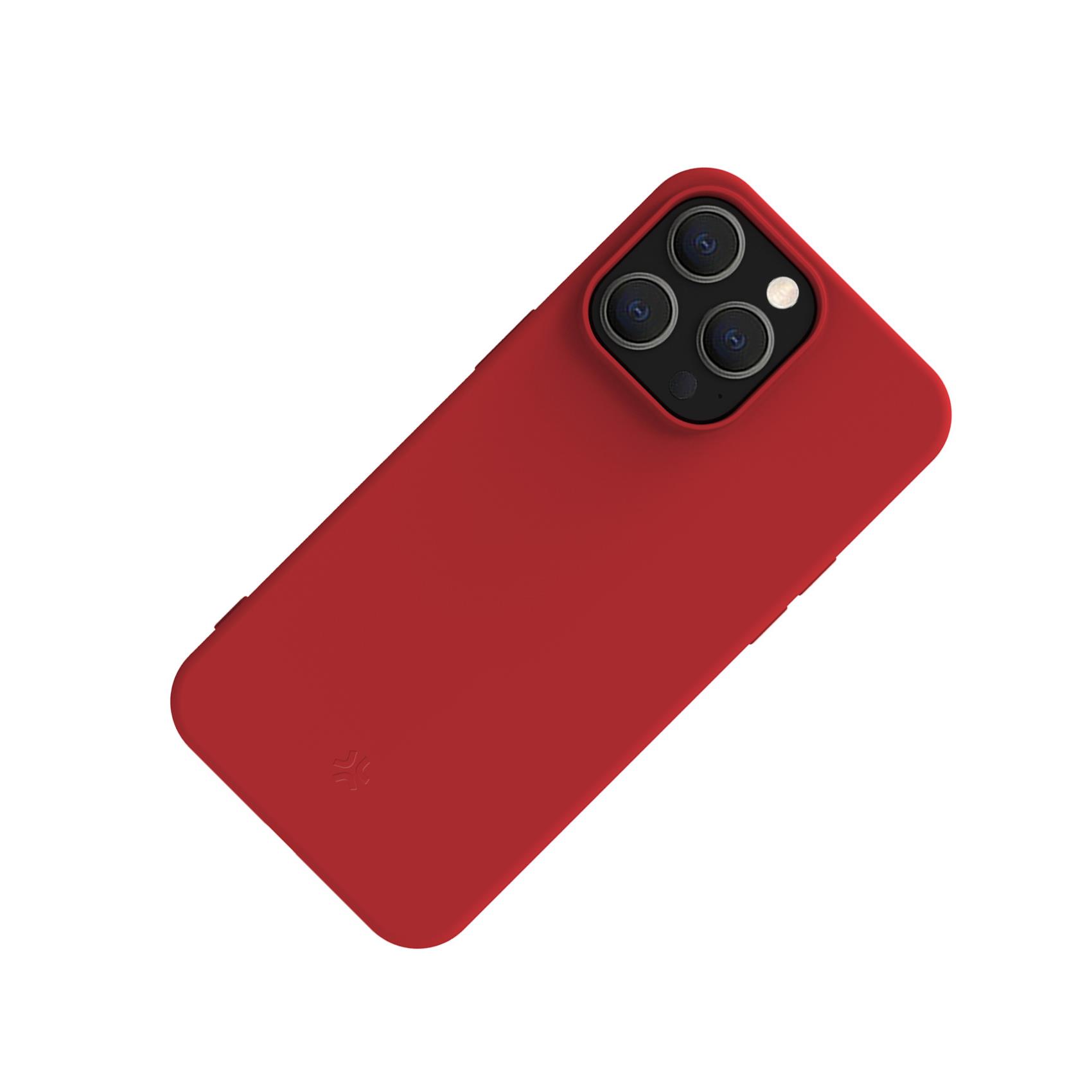 Cover iPhone 15 Pro Celly Cromo TPU Rosso - immagine 6