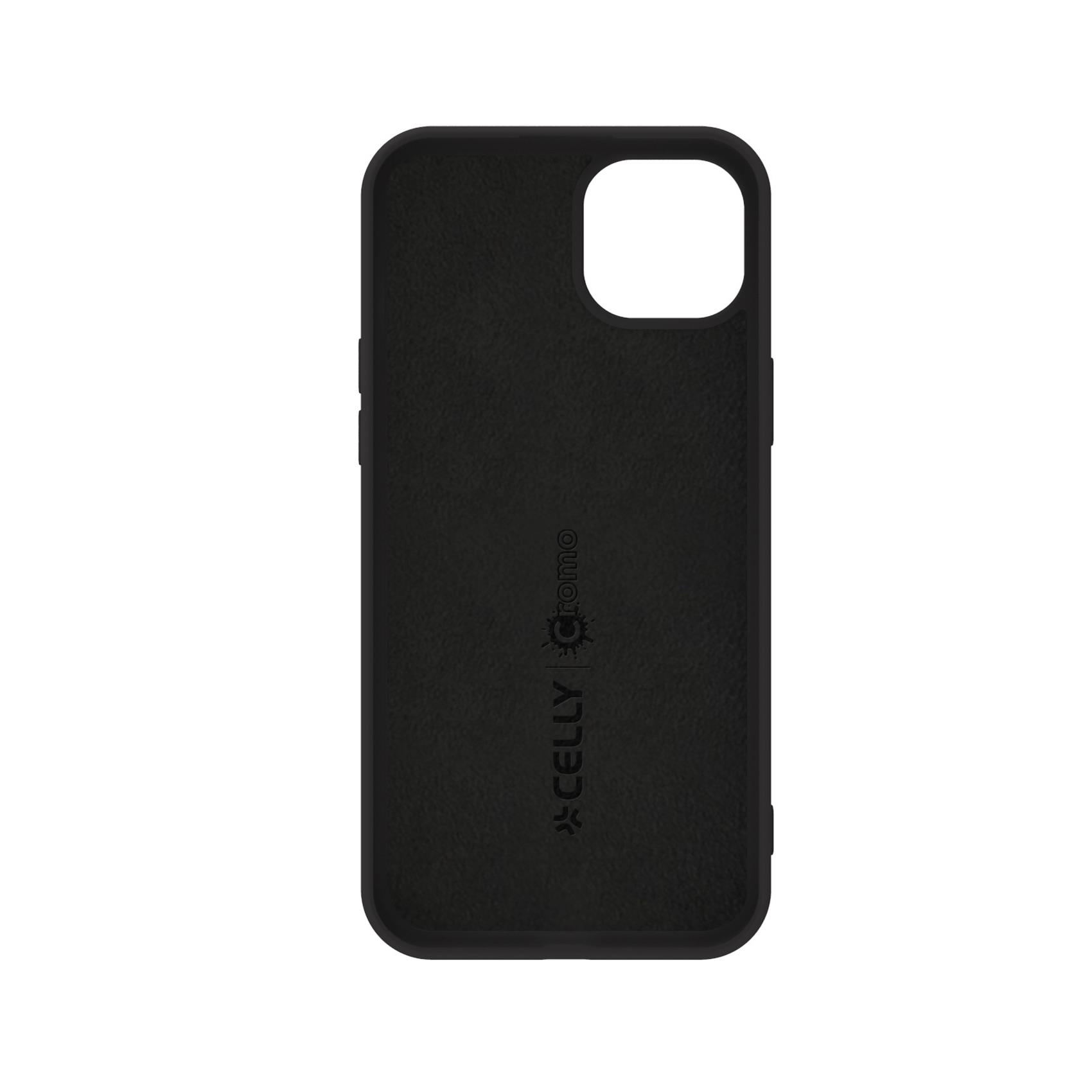 Cover iPhone 15 Plus Celly CROMO TPU Nero - immagine 3