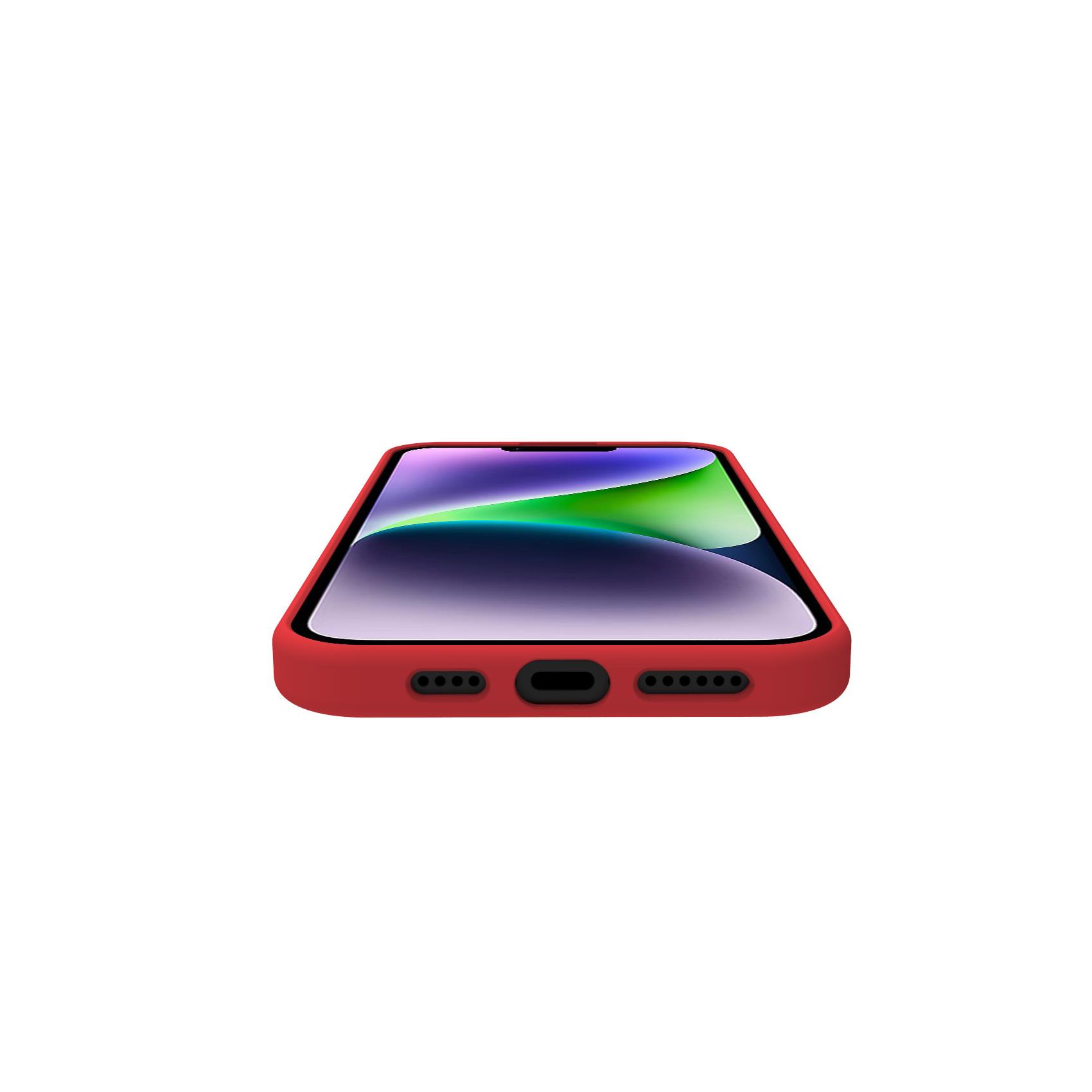 Cover iPhone 15 Plus Celly CROMO TPU Rosso - immagine 3