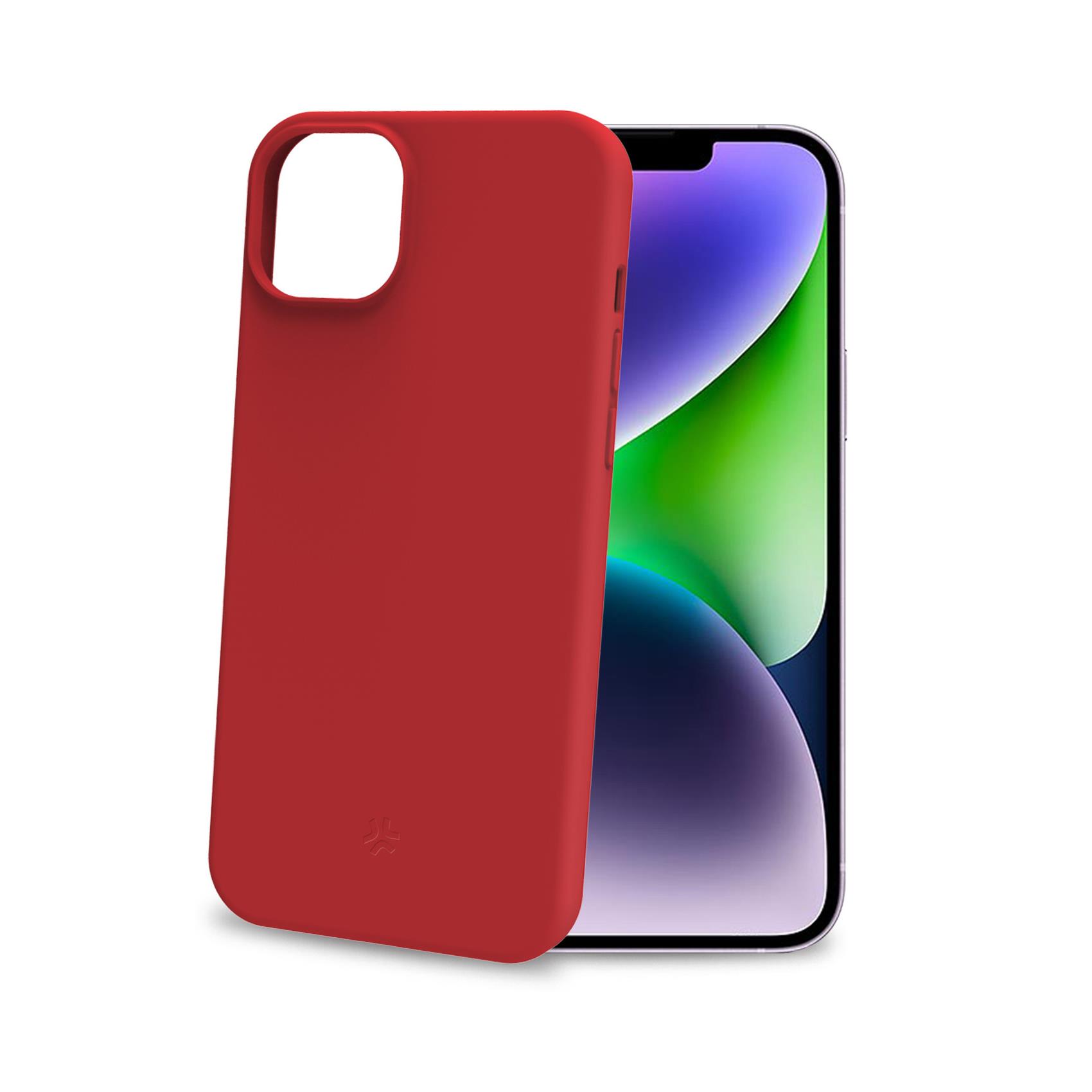 Cover iPhone 15 Plus Celly CROMO TPU Rosso - immagine 10