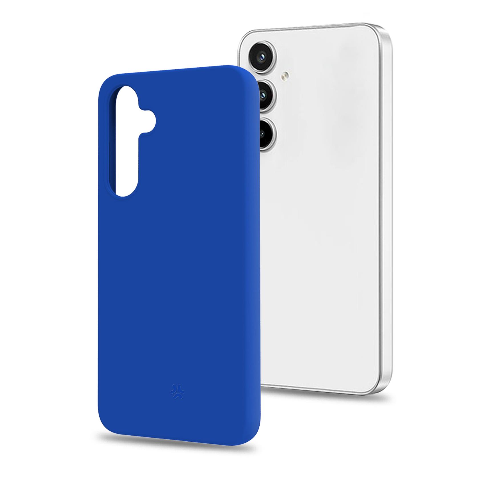 Cover Celly CROMO per Samsung Galaxy A55 5G e A55 5G Enterprise Edition Blu - immagine 3