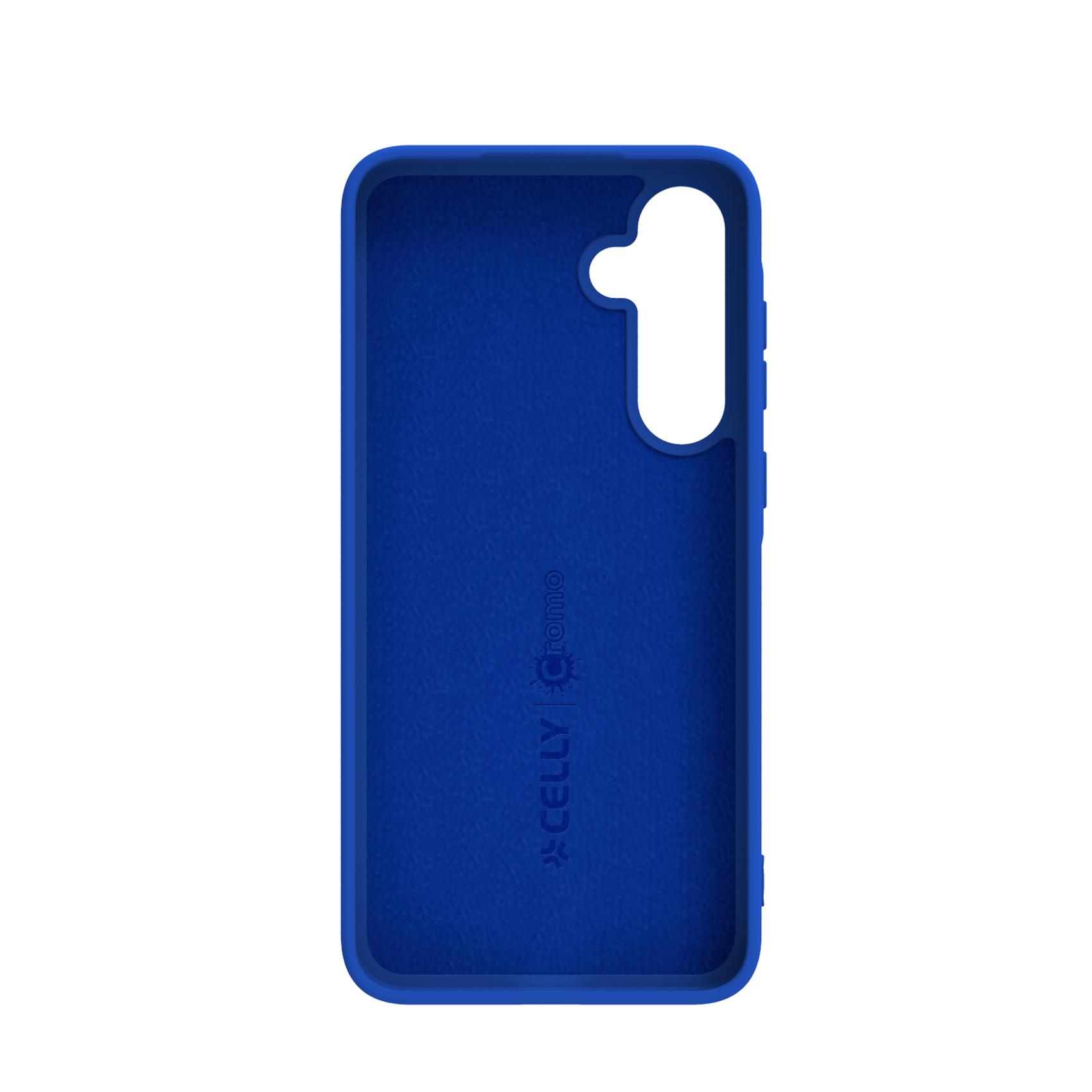 Cover Celly CROMO per Samsung Galaxy A55 5G e A55 5G Enterprise Edition Blu - immagine 7