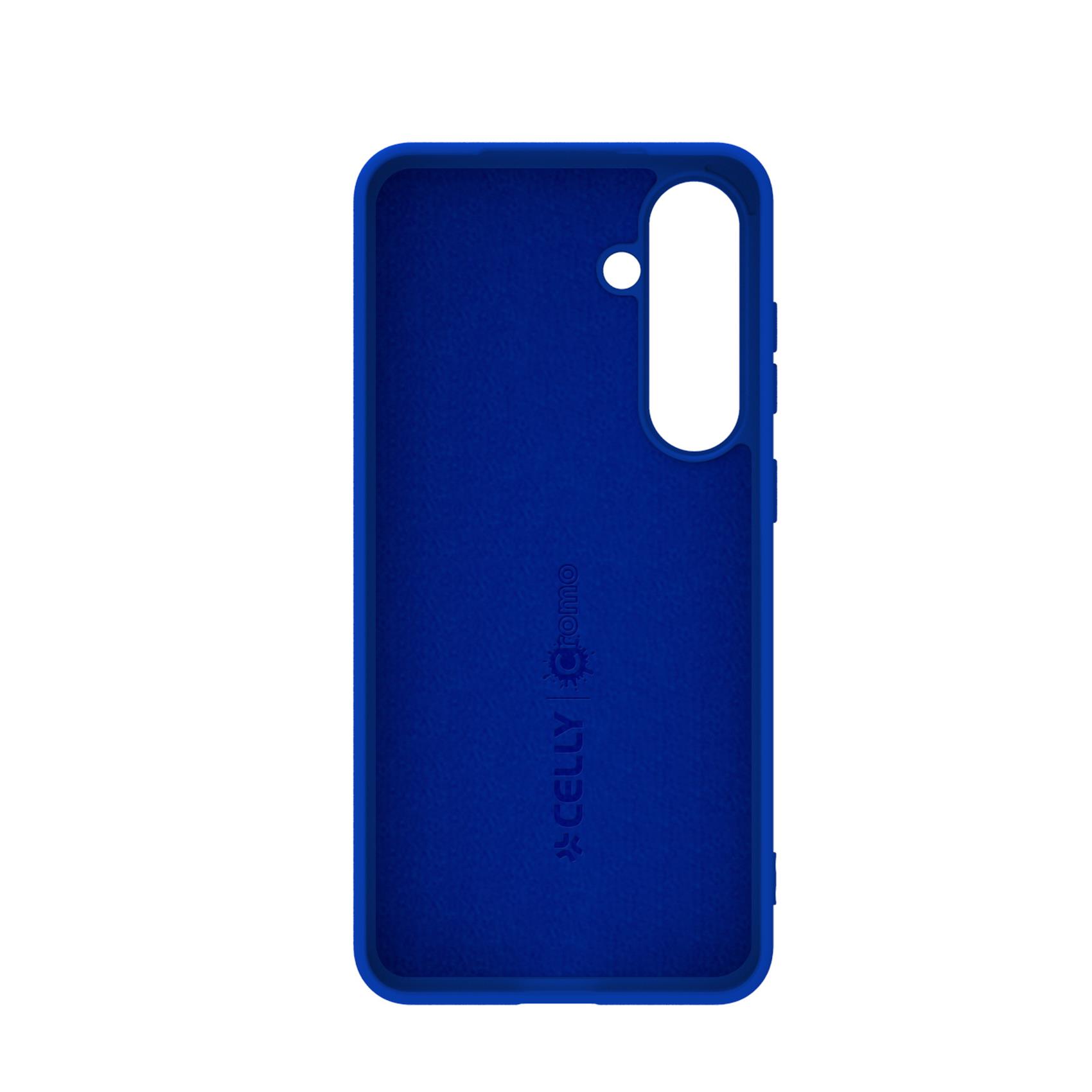 Cover Celly CROMO per Samsung Galaxy S24+ 5G Blu - immagine 10