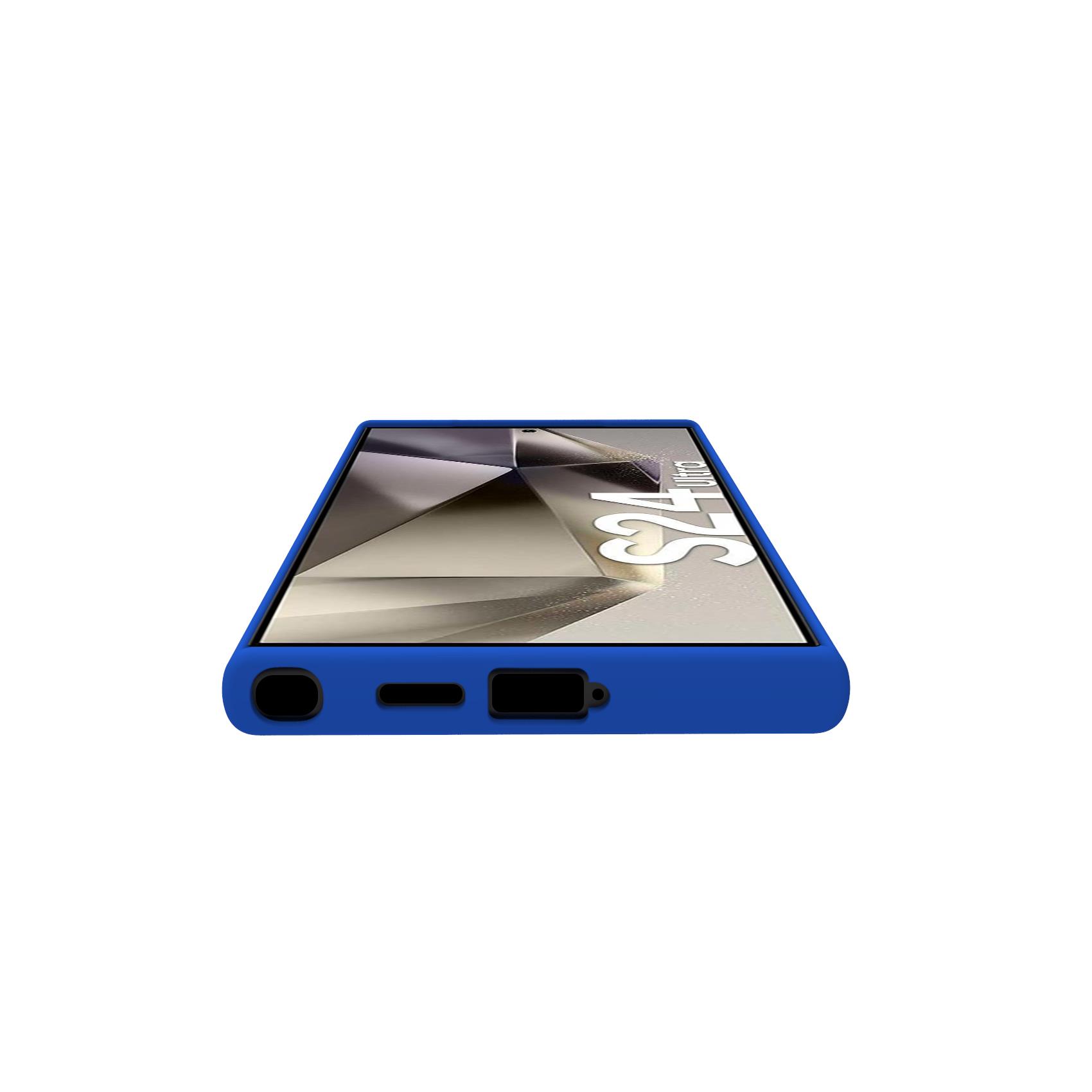 Cover Celly CROMO per Samsung Galaxy S24 Ultra 5G Blu TPU - immagine 7
