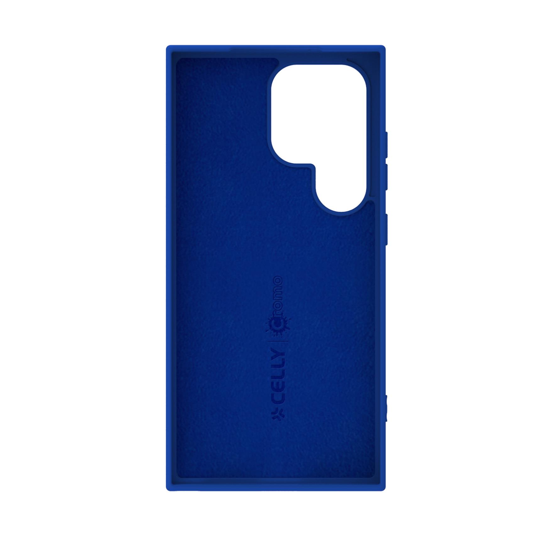 Cover Celly CROMO per Samsung Galaxy S24 Ultra 5G Blu TPU - immagine 8