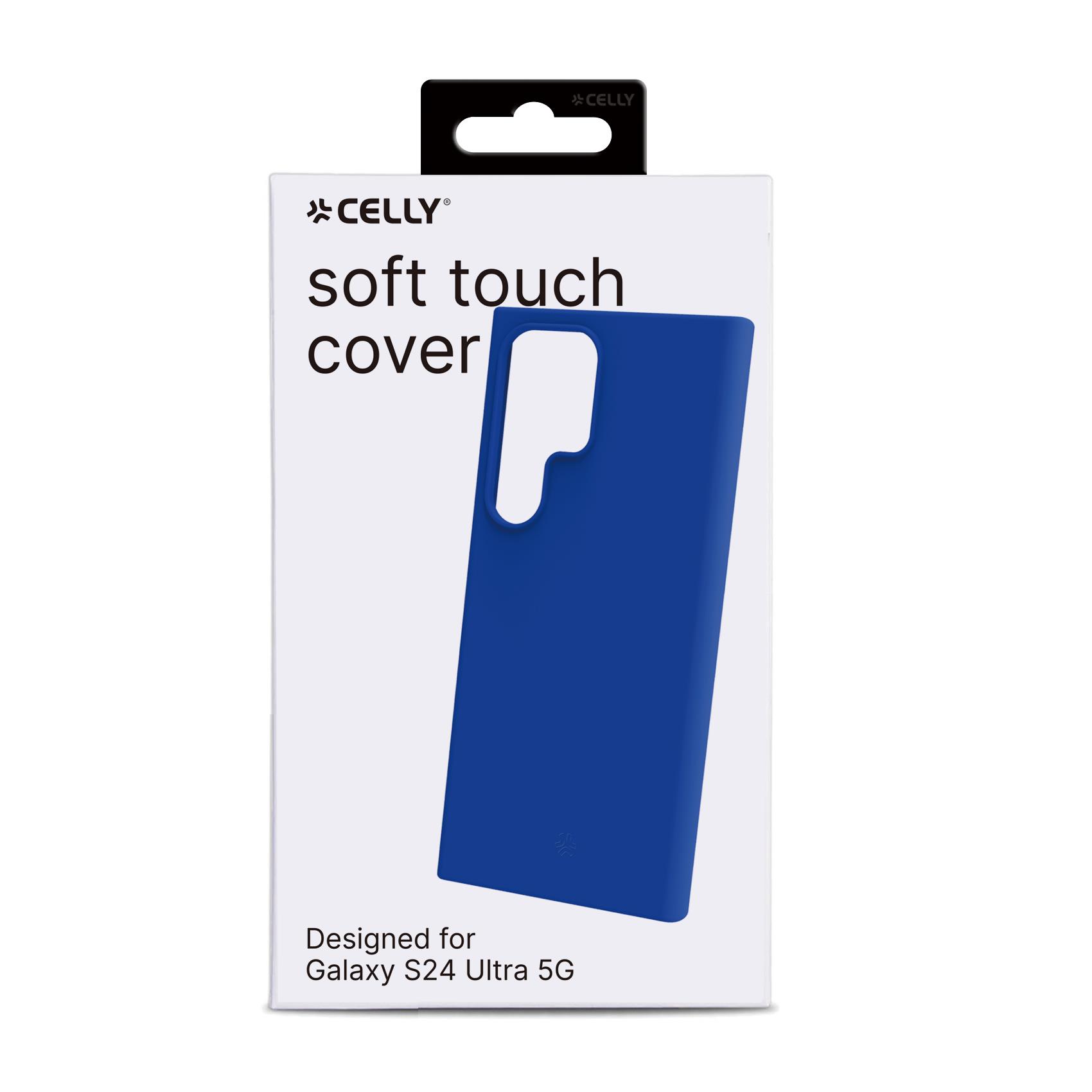 Cover Celly CROMO per Samsung Galaxy S24 Ultra 5G Blu TPU - immagine 12
