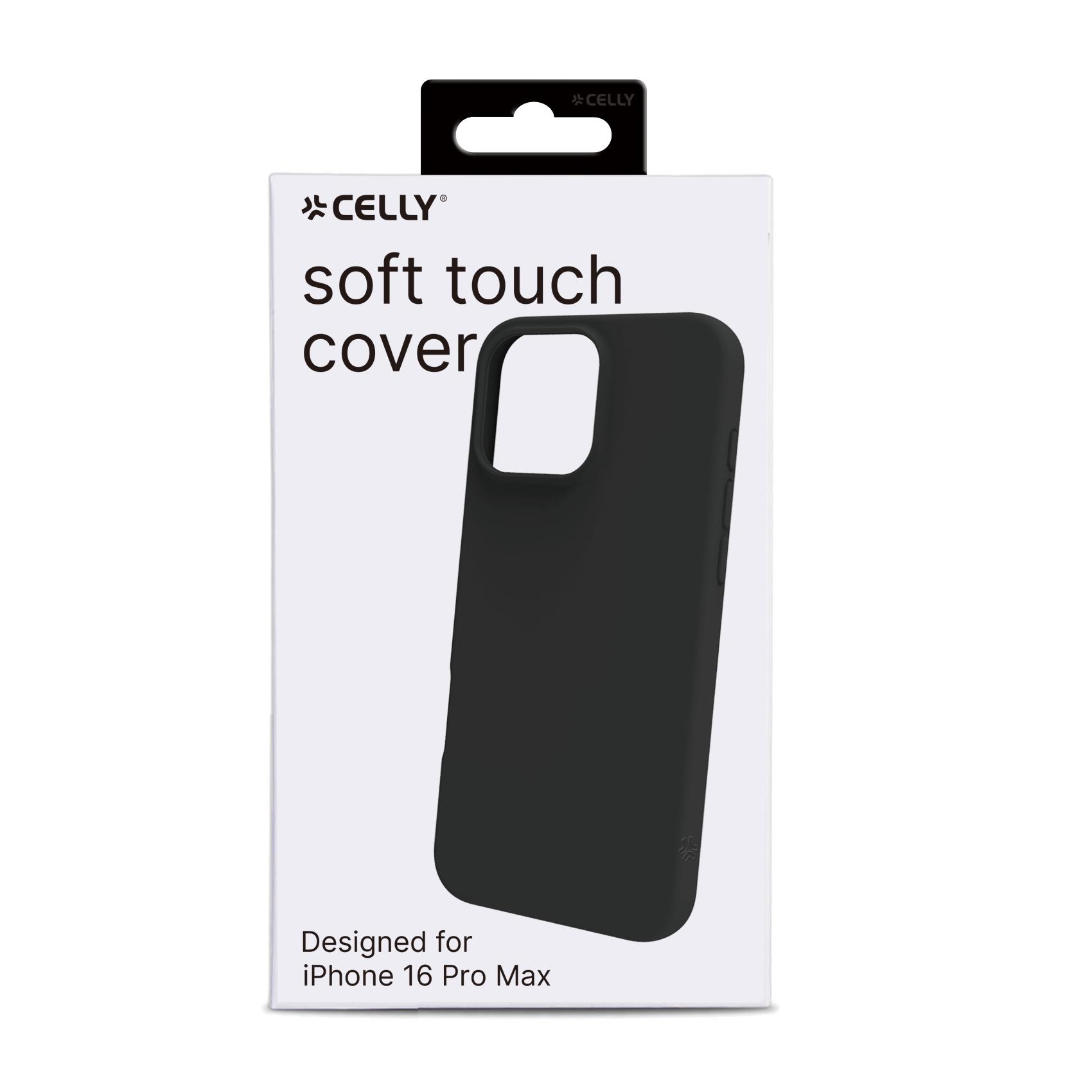 Cover Celly CROMO per Apple iPhone 16 Pro Max Nero TPU - immagine 11