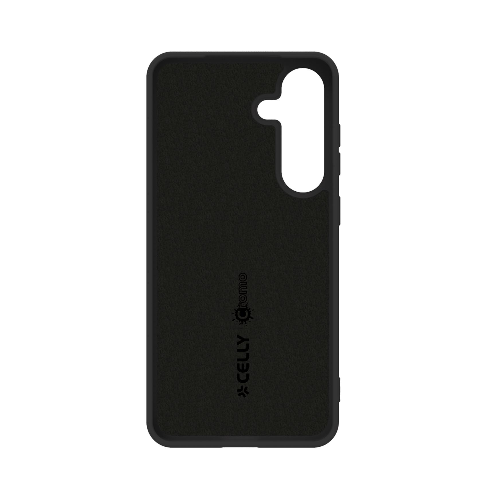Cover Celly CROMO per Samsung Galaxy S25+ 5G Nero TPU - immagine 3