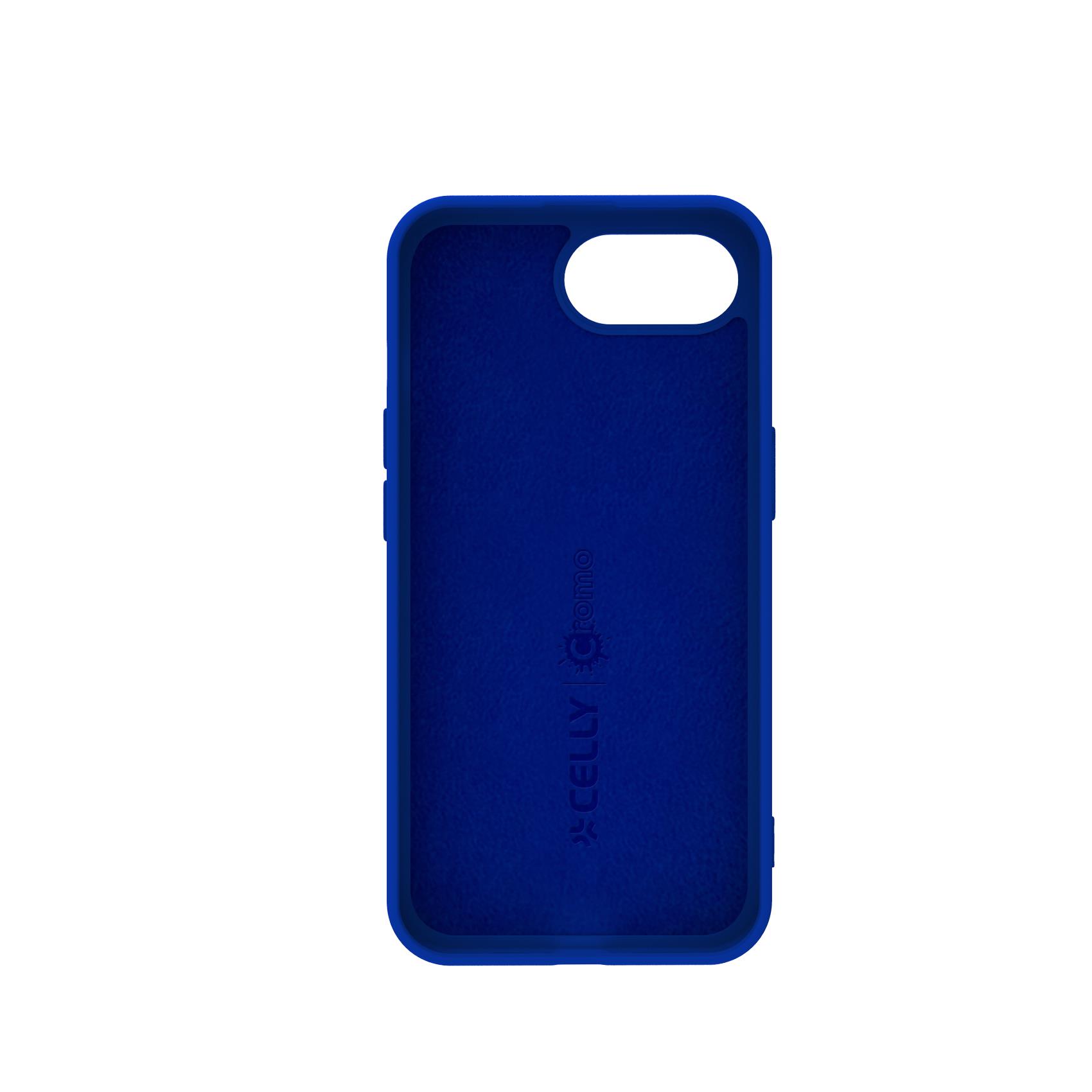Cover Celly CROMO per Apple iPhone 16e Blu TPU - immagine 8