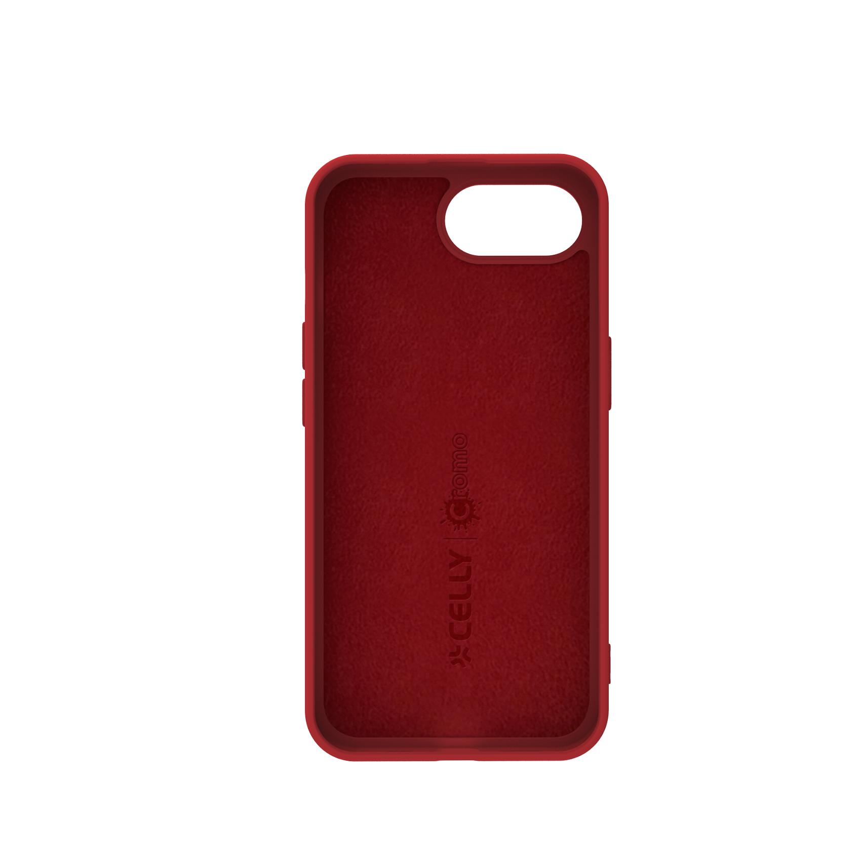 Cover Celly CROMO per Apple iPhone 16e Rosso TPU - immagine 6