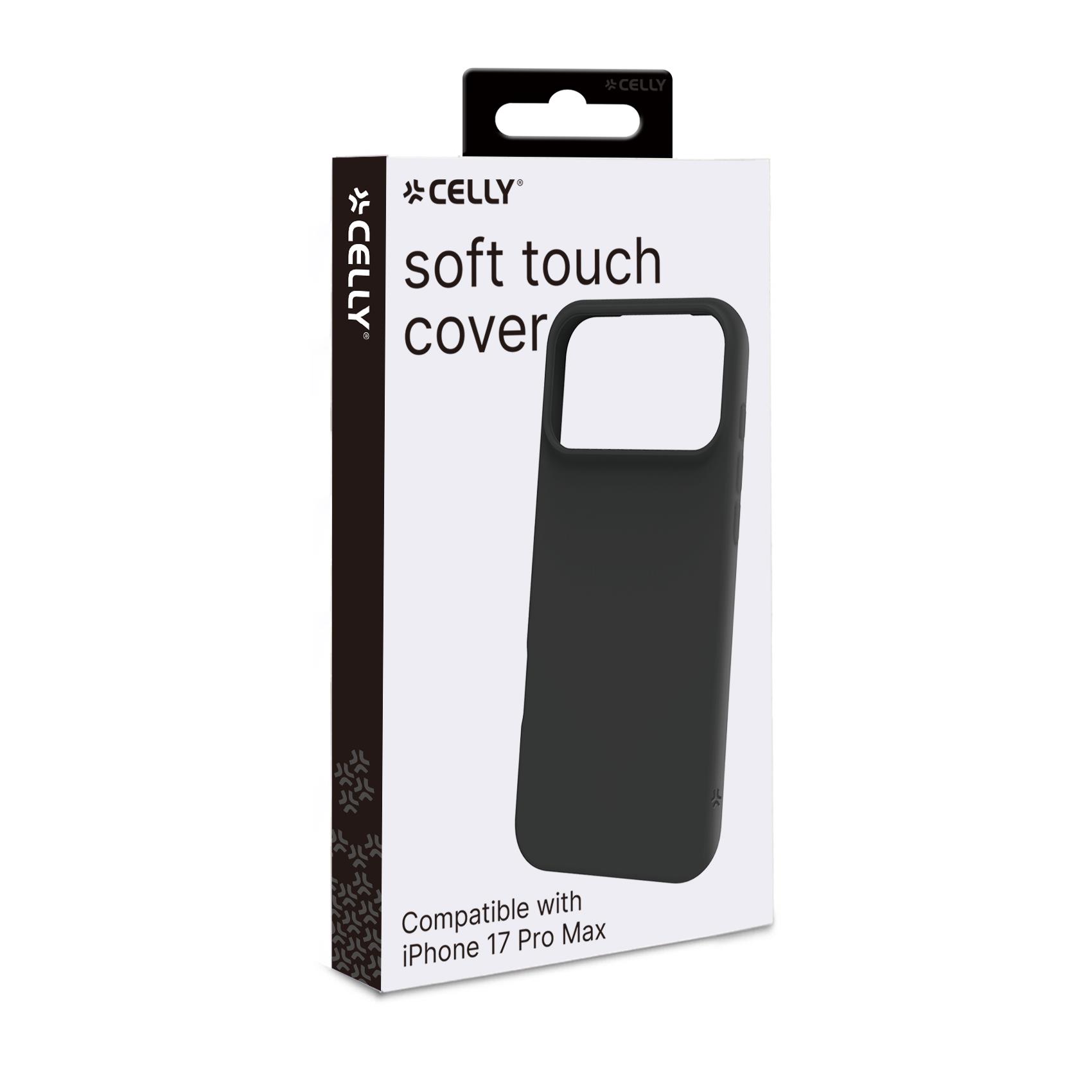 Cover Celly CROMO per Apple iPhone 17 Pro Max in TPU Nero - immagine 5