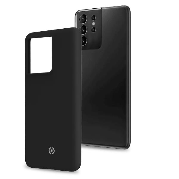 Cover Celly CROMO per Samsung Galaxy S21 Ultra 5G | TPU Nero - immagine 6
