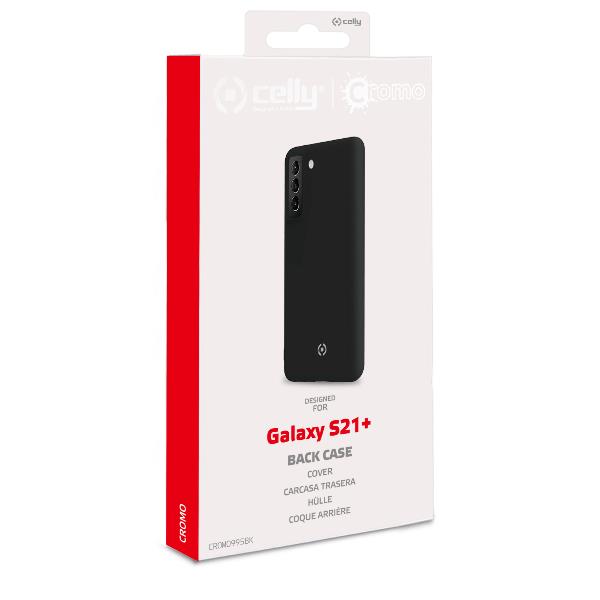 Cover Celly CROMO per Samsung Galaxy S21+ 5G Nero - immagine 2