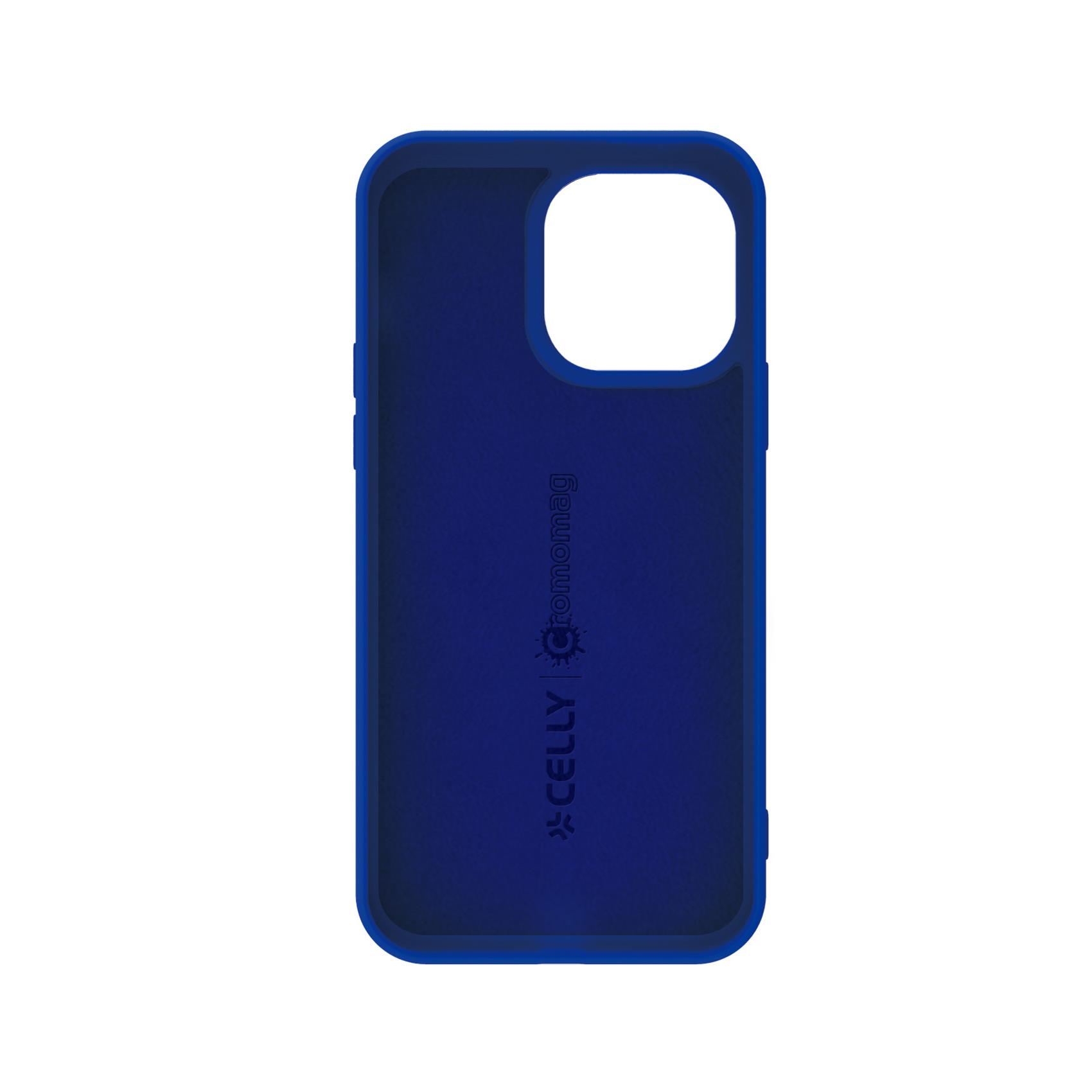 Cover Celly Cromomag per iPhone 15 Pro Max Blu TPU - immagine 4