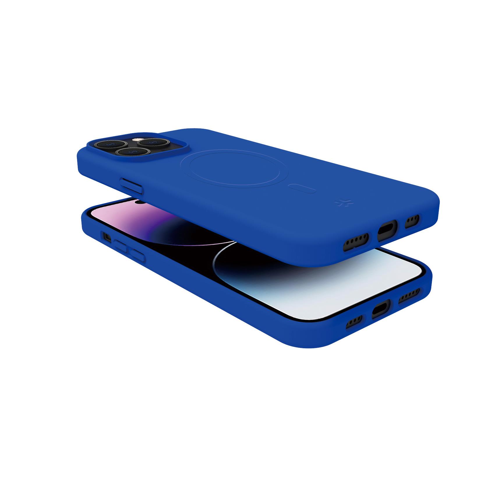 Cover Celly Cromomag per iPhone 15 Pro Max Blu TPU - immagine 5