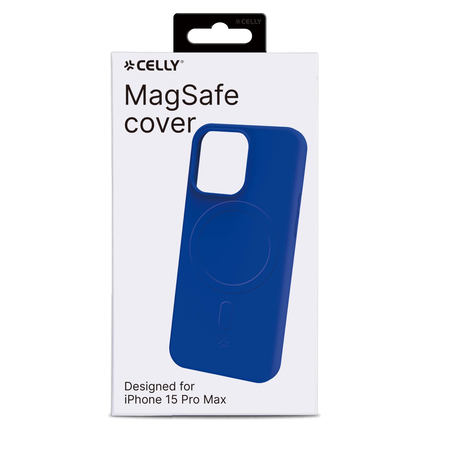 Cover Celly Cromomag per iPhone 15 Pro Max Blu TPU - immagine 9