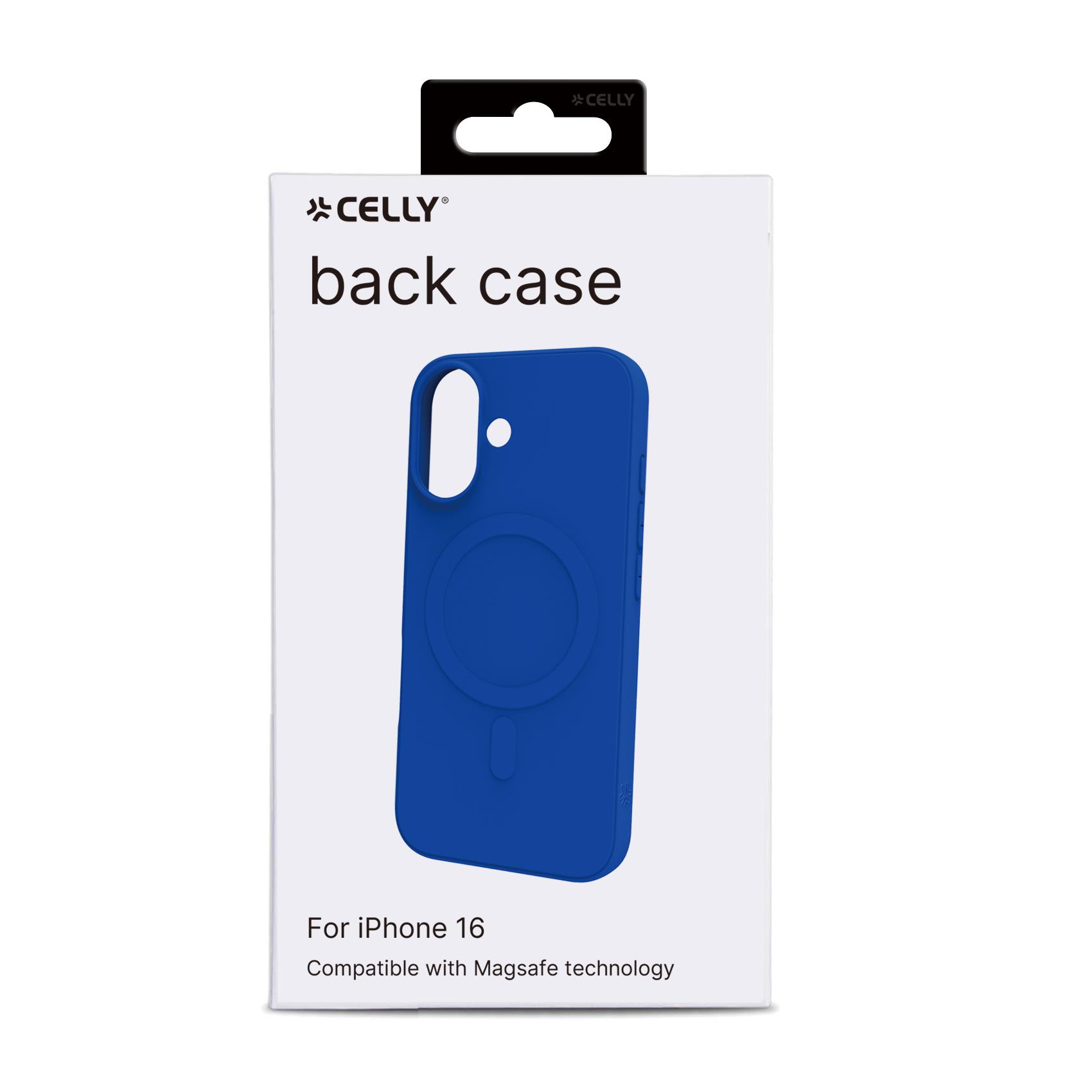 Cover Celly CROMOMAG per iPhone 16 Blu TPU - immagine 9