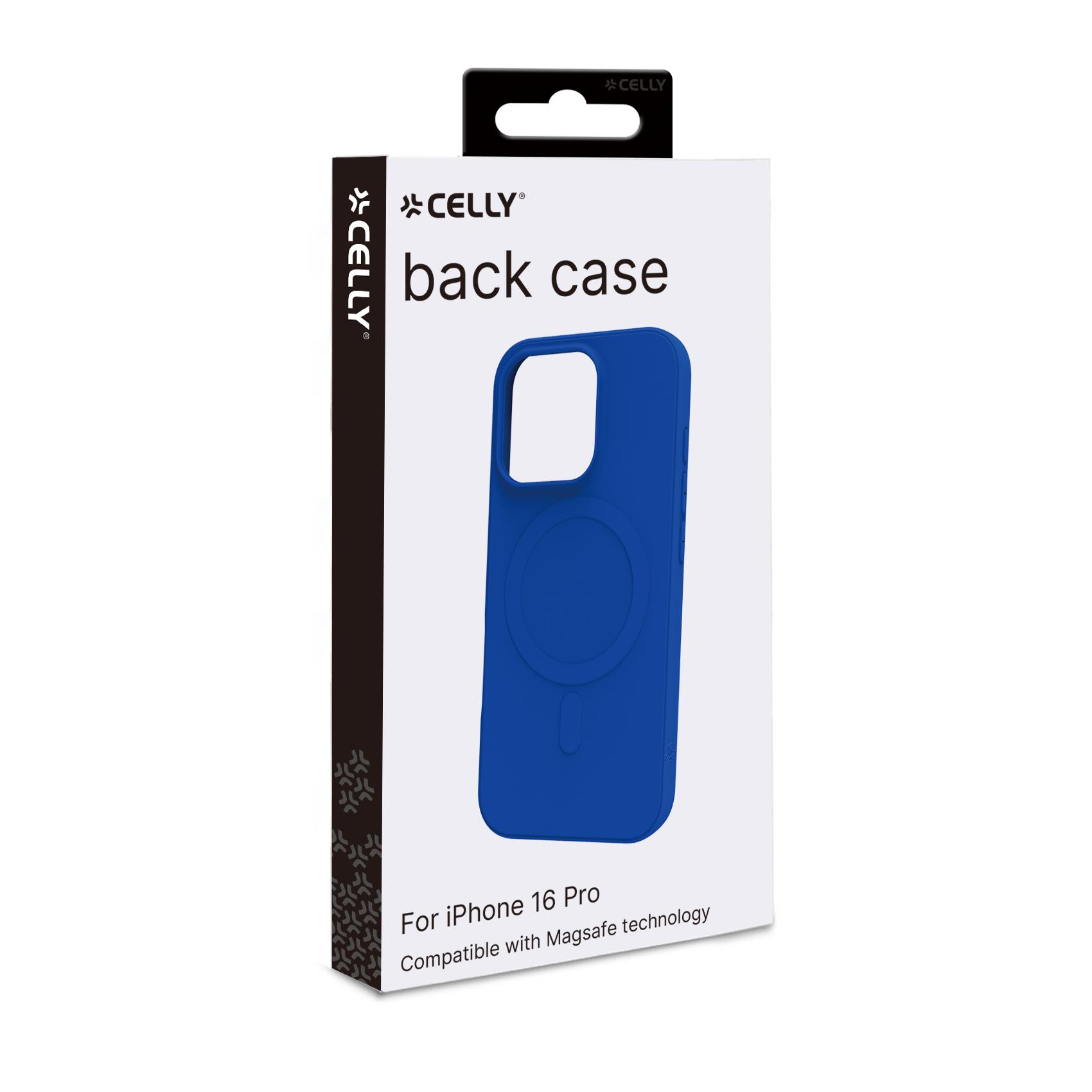 Cover Celly Cromomag per iPhone 16 Pro in TPU Blu - immagine 8