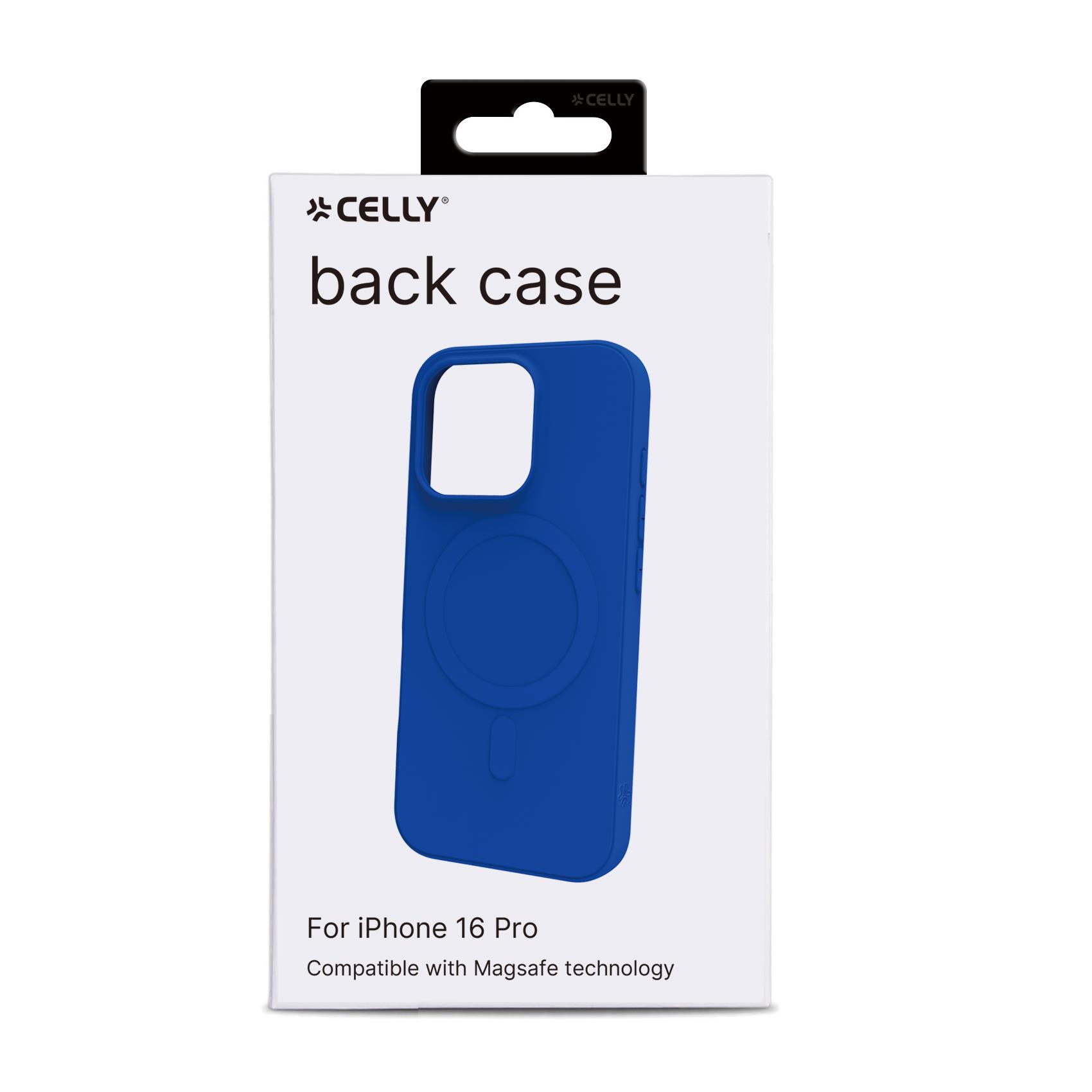 Cover Celly Cromomag per iPhone 16 Pro in TPU Blu - immagine 9