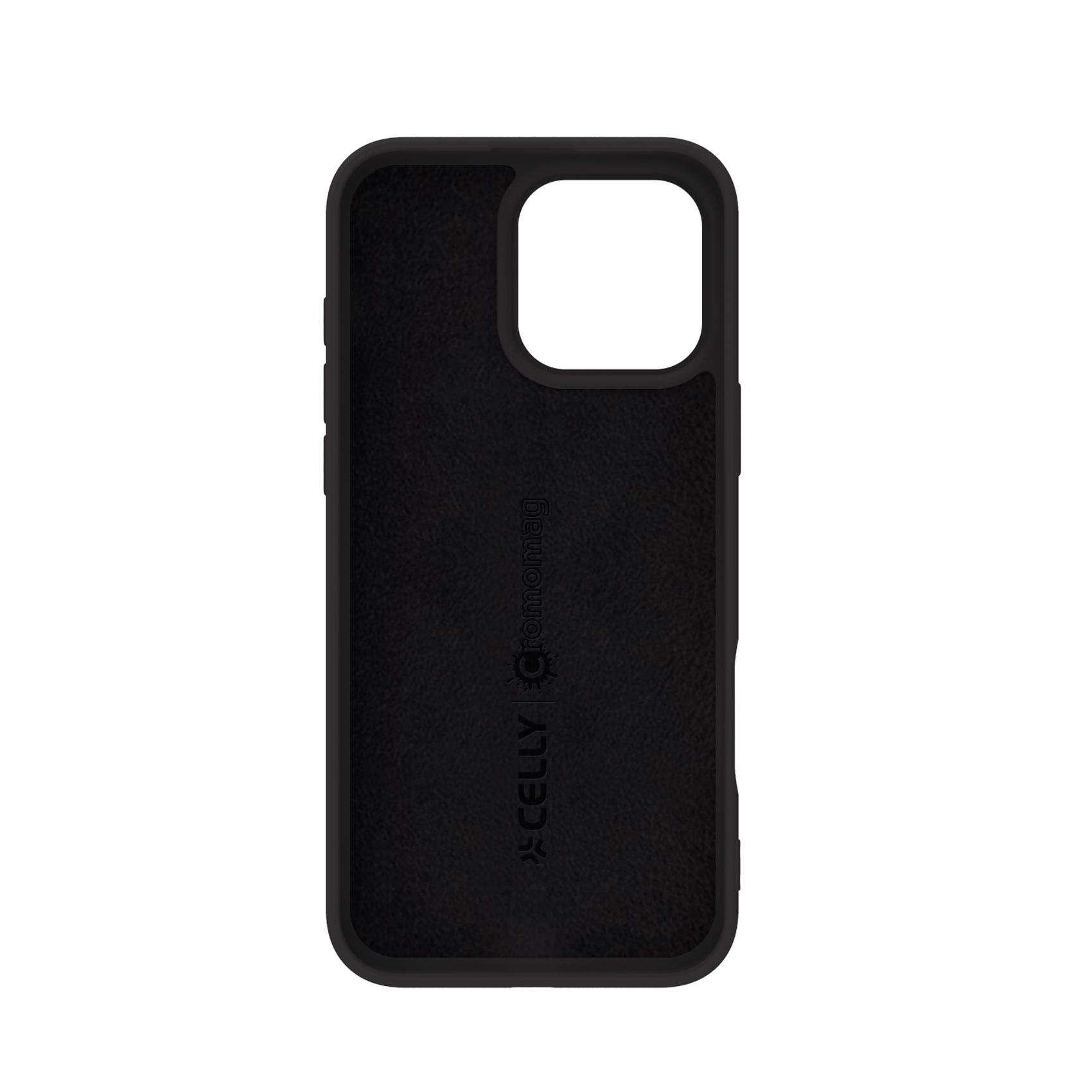 Cover Celly CROMOMAG per iPhone 16 Pro Max in TPU Nera - immagine 2