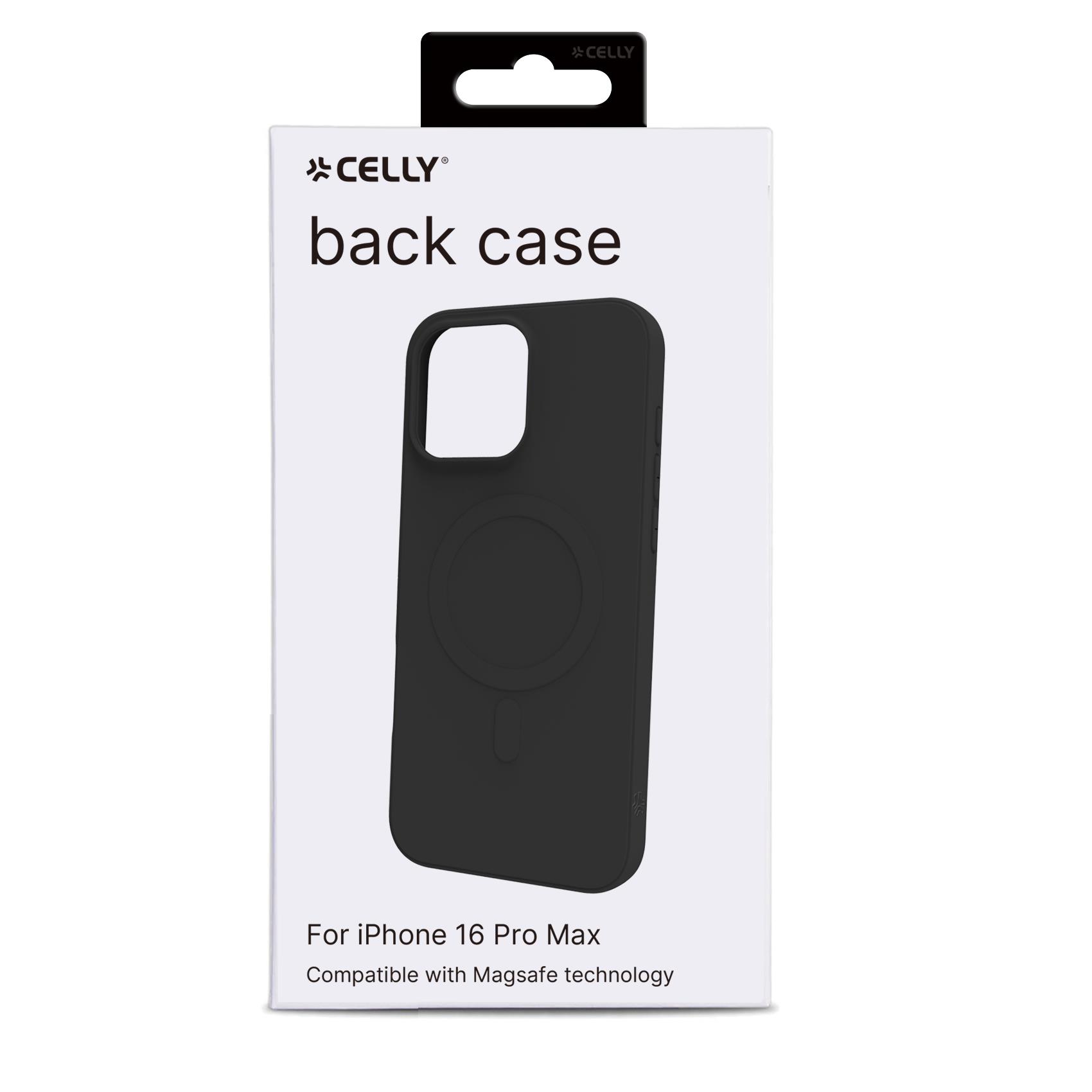 Cover Celly CROMOMAG per iPhone 16 Pro Max in TPU Nera - immagine 8