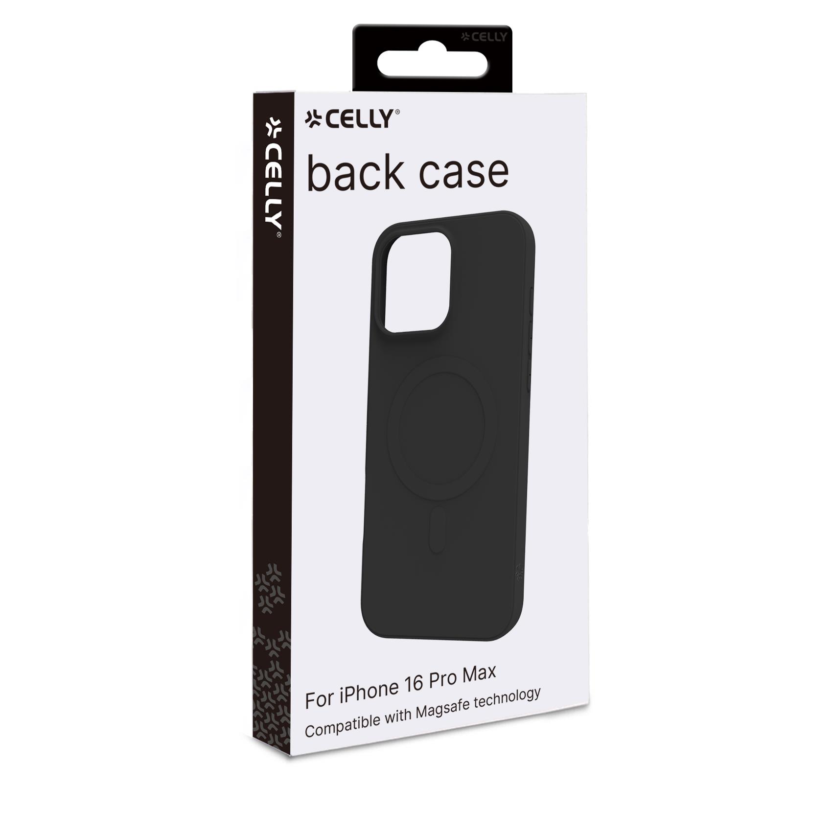 Cover Celly CROMOMAG per iPhone 16 Pro Max in TPU Nera - immagine 9