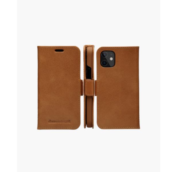 Custodia in Pelle Dbramante 1928 Copenhagen Slim per iPhone 12 mini Marrone - immagine 2