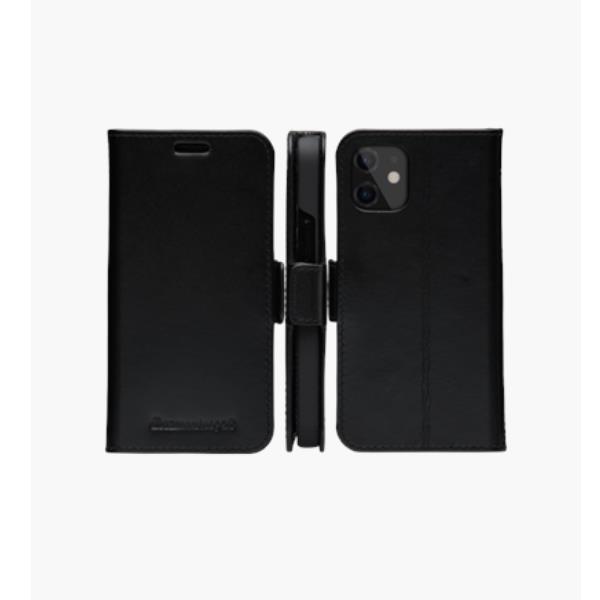 Custodia in Pelle Dbramante 1928 Copenhagen Slim per iPhone 12 mini Nero - immagine 3