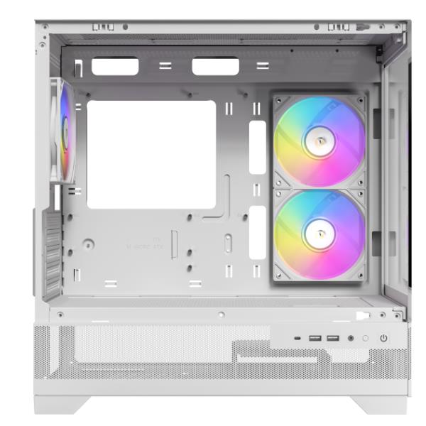 Cabinet Mid-Tower Antec CX500M-ARGB W Bianco - immagine 3