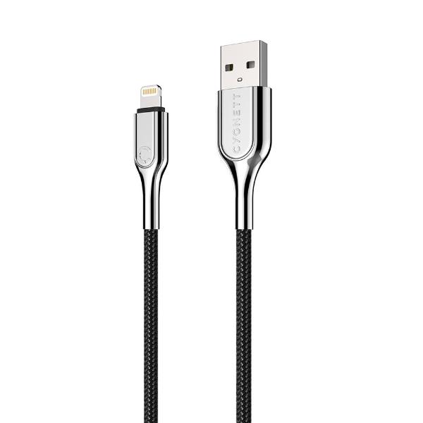 Cavo Lightning a USB-A Cygnett Armoured 3 Metri Tessuto Nero - immagine 3