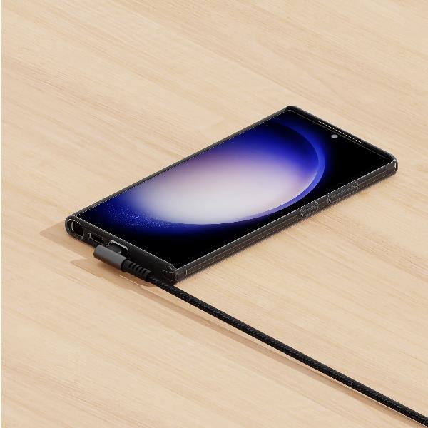 Cavo USB-C a USB-A Cygnett Corazzato Angolo Retto 1m Nero 60W - immagine 3